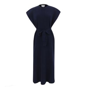 FRNCH Sweater Dress Norane Sleeveless Dress (Navy Blue) Excellent Condition